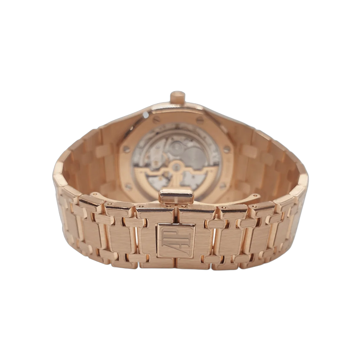 Audemars Piguet Royal Oak Jumbo Extra-Thin 15202OR.OO.1240OR.01 18K Rose Gold 39mm Blue Dial Men's Watch – additional product photo 5