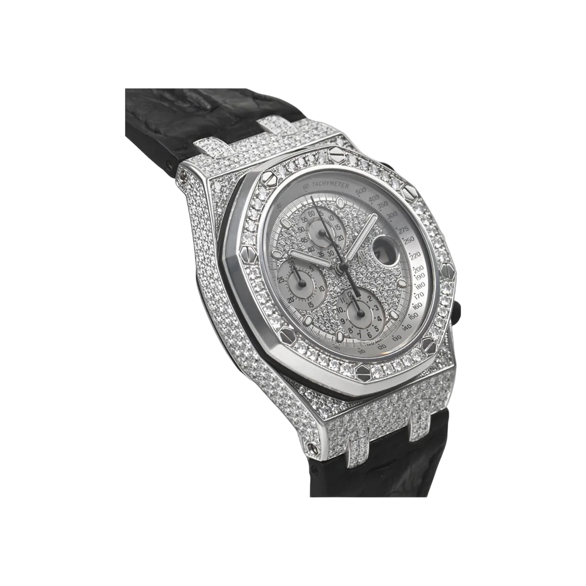 Audemars Piguet Royal Oak Offshore 26067BC.ZZ.D002CR.01 White Gold 42mm Diamond Dial Men's Watch – additional product photo 3