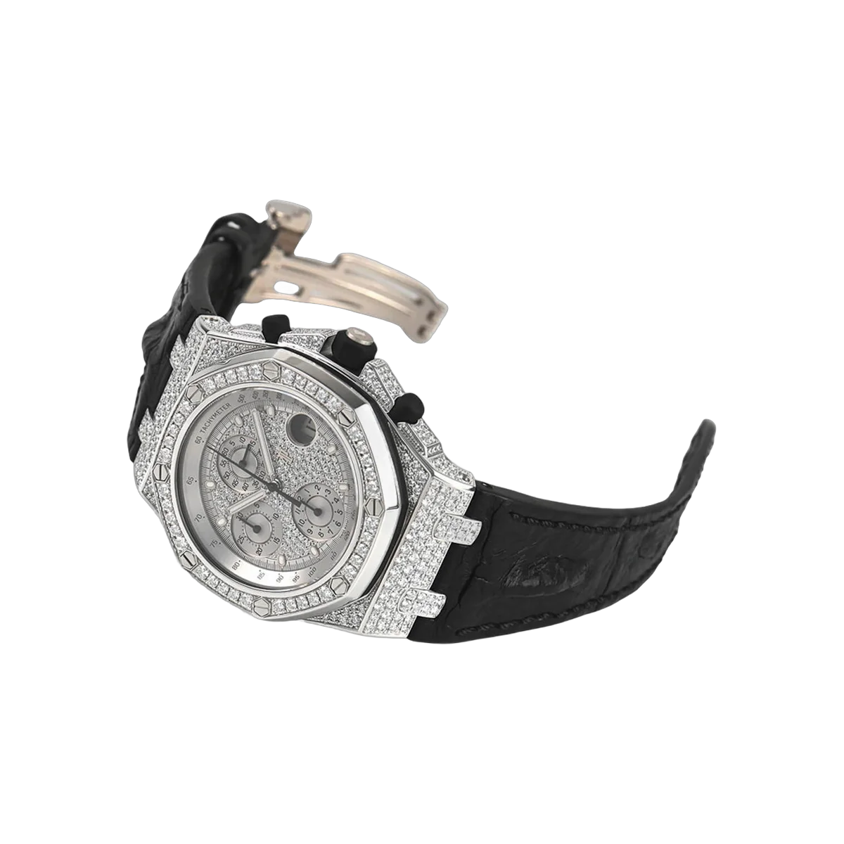 Audemars Piguet Royal Oak Offshore 26067BC.ZZ.D002CR.01 White Gold 42mm Diamond Dial Men's Watch – additional product photo 4