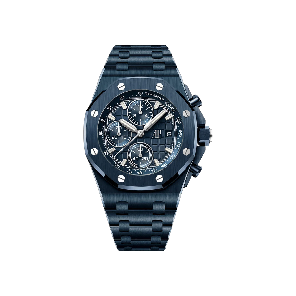 Audemars Piguet Royal Oak Offshore 26238CD.OO.1300CD.01 Blue Nuit Nuage 50 Ceramic Dial 42mm Men's Watch