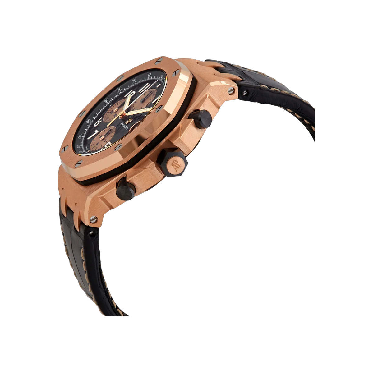 Audemars Piguet Royal Oak Offshore 26470OR.OO.A002CR.02 Chronograph Rose Gold Black Mega Tapisserie Dial 42mm Men's Watch – additional product photo 2