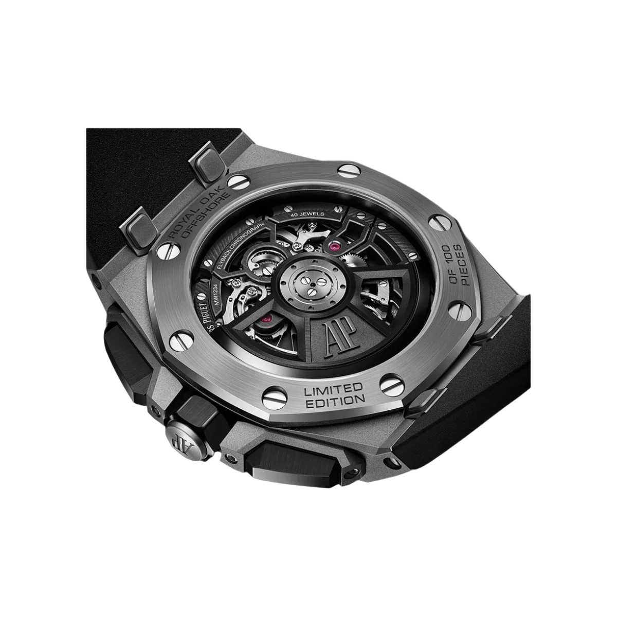 Audemars Piguet Royal Oak Offshore 26622TI.GG.D002CA.01 Selfwinding Chronograph Limited Edition 43mm Skeleton Dial Mens Watch – additional product photo 2