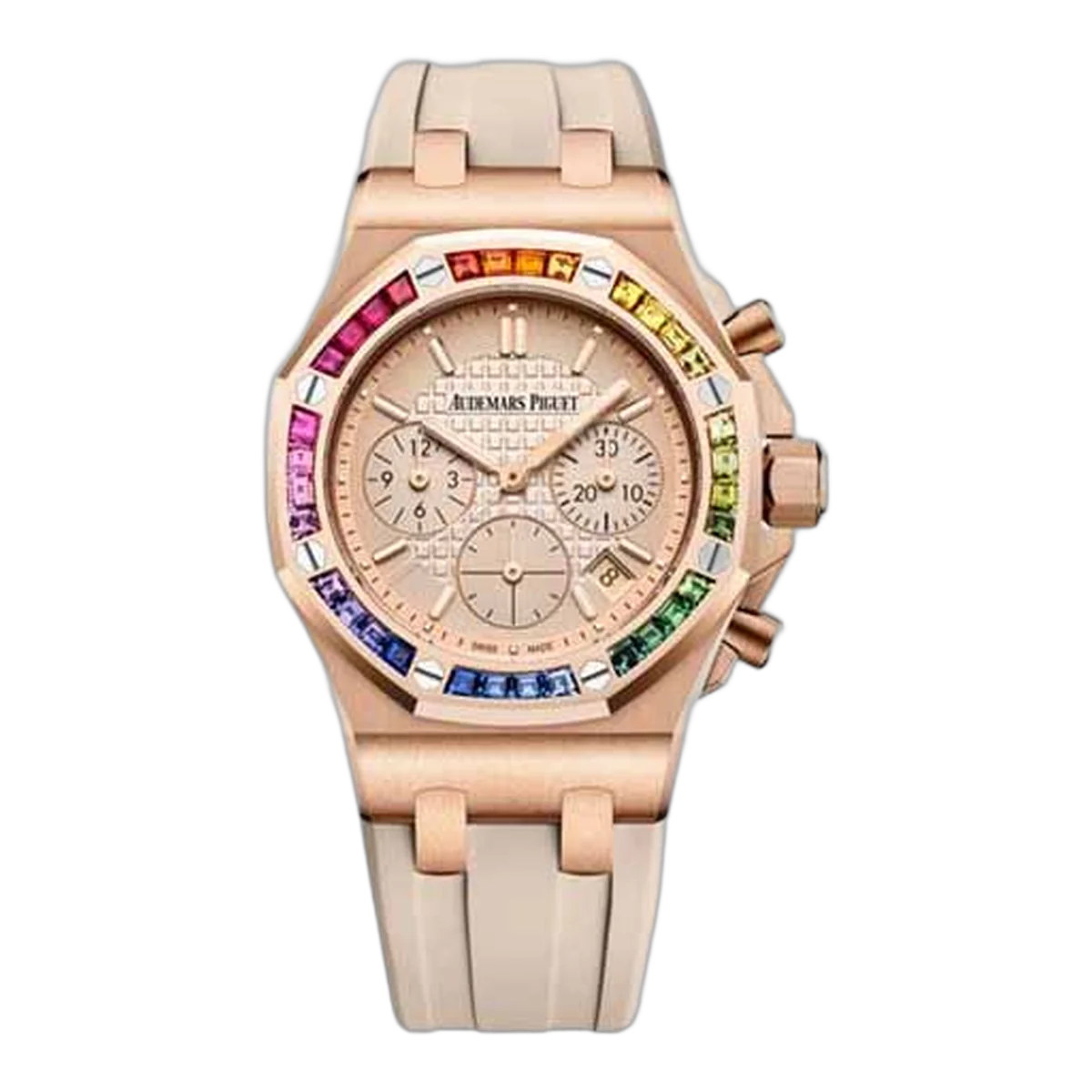 Audemars Piguet Royal Oak Offshore Chronograph 37Mm 18Kt Rose Gold Ladies Watch