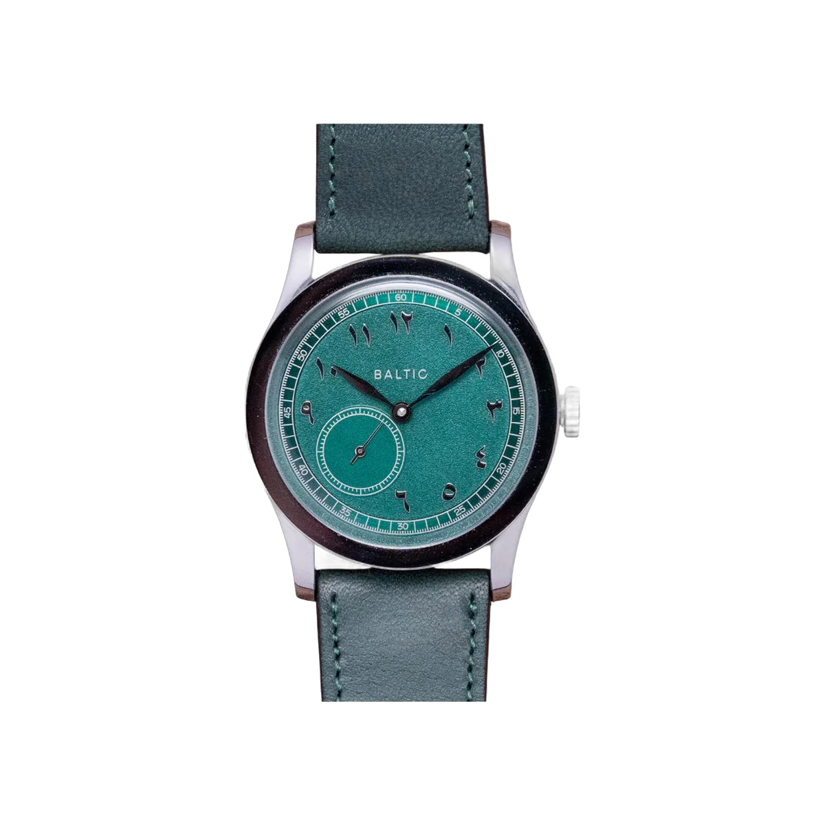 Baltic X Perpetuel Micro Rotor MR01 Stainless Steel Green Arabic Dial 36mm Unisex Watch