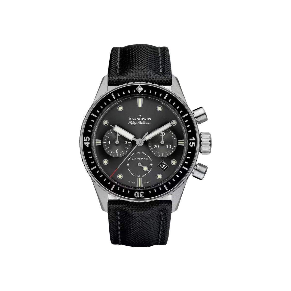 Blancpain Fifty Fathoms Bathyscaphe 5200-1110-B52A Stainless Steel 43mm Gray Dial Men's Watch