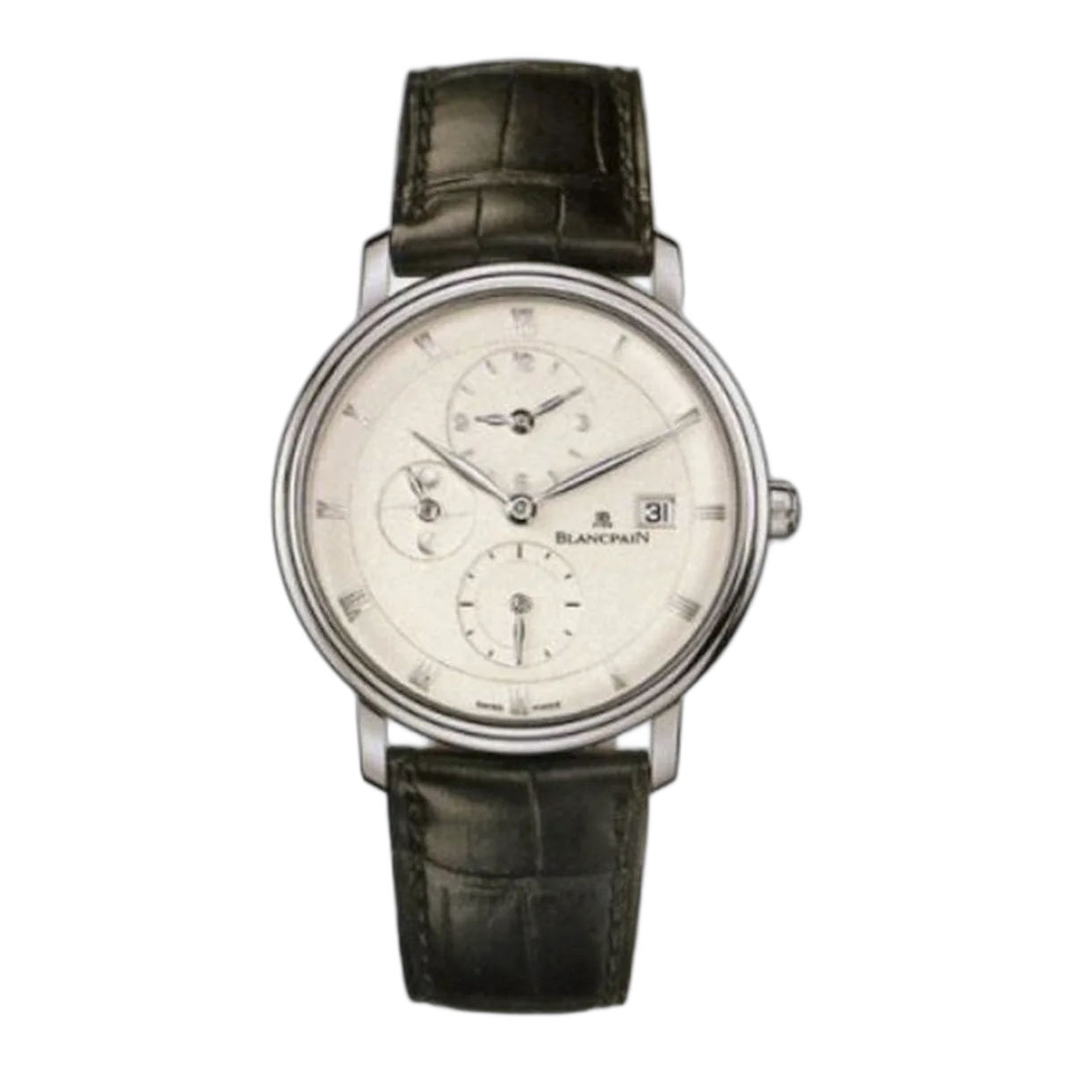 Blancpain Villeret Gmt/Double Time Zone Mens Watch Ref. 6260-1542-55B