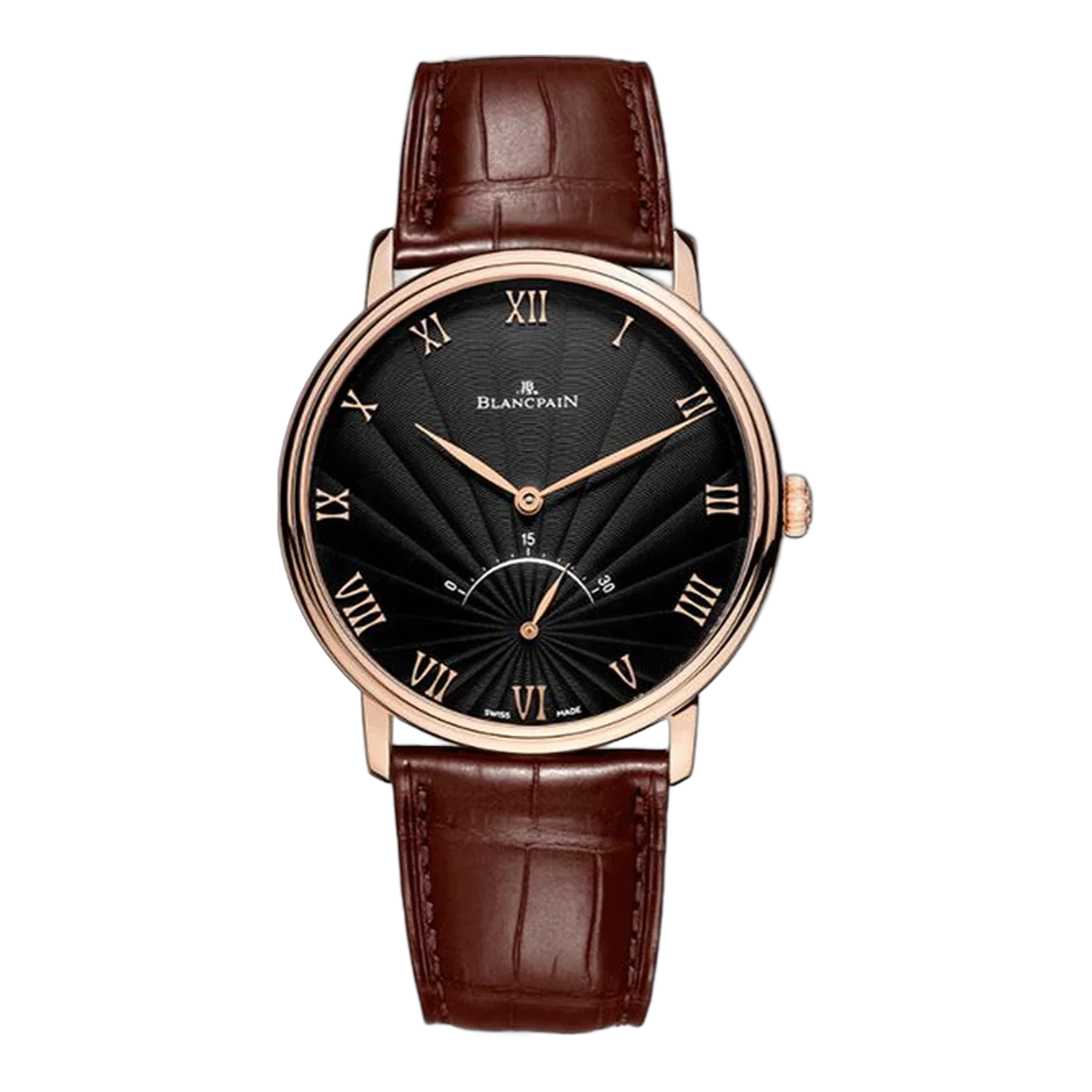 Blancpain Villeret Ultra Slim 30 Seconds Retrograde Mens Watch Ref. 6653-3630-55B