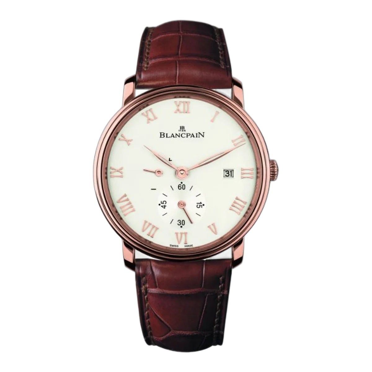 Blancpain Villeret Ultra Slim Manual Wind Mens Watch Ref. 6606A-3642-55B