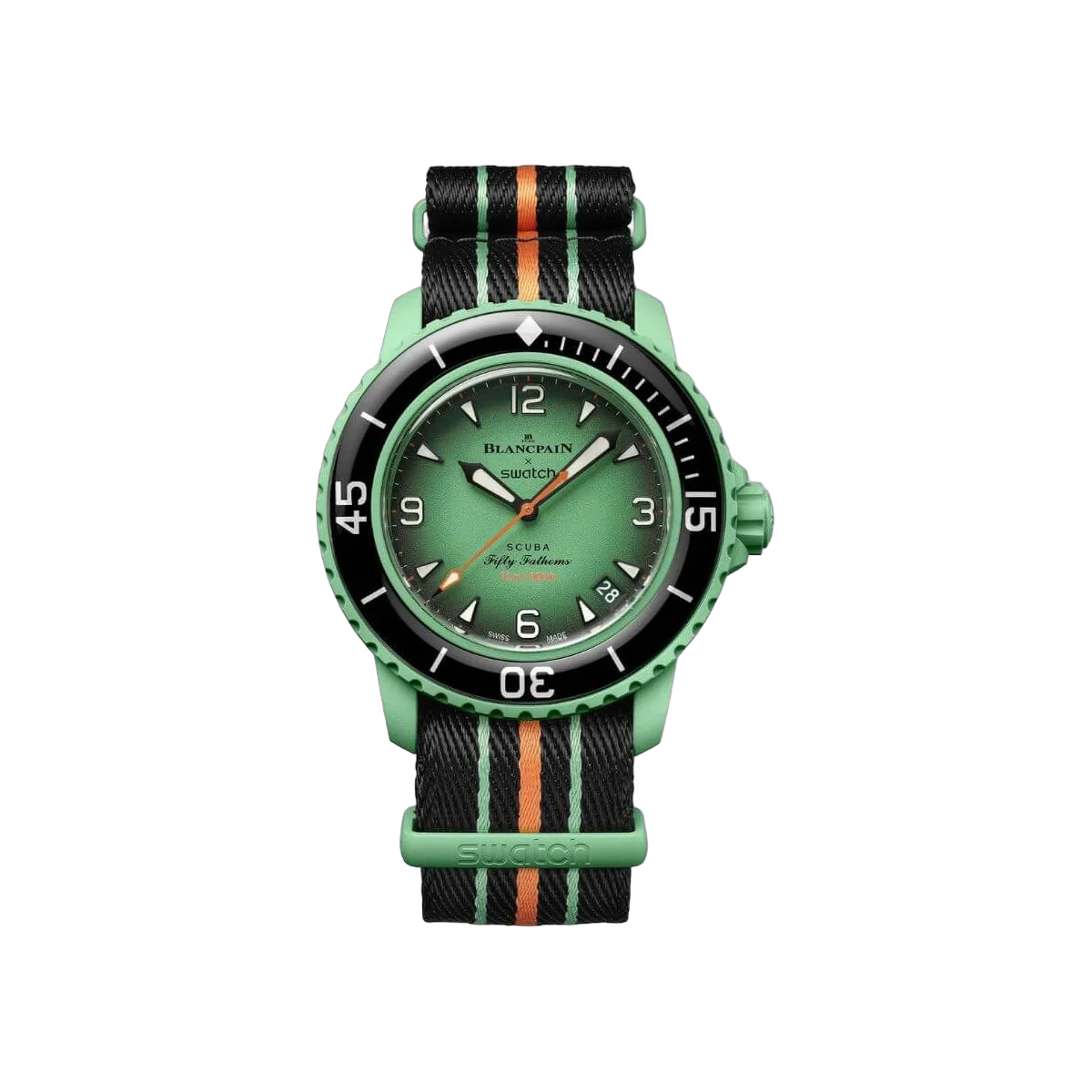 Blancpain x Swatch Indian Ocean SO35I100 Scuba Fifty Fathoms Collection