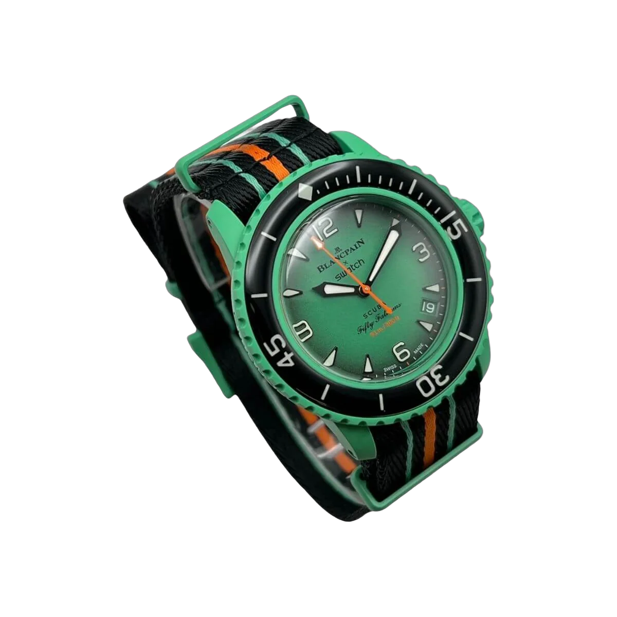 Blancpain x Swatch Indian Ocean SO35I100 Scuba Fifty Fathoms Collection – additional product photo 8