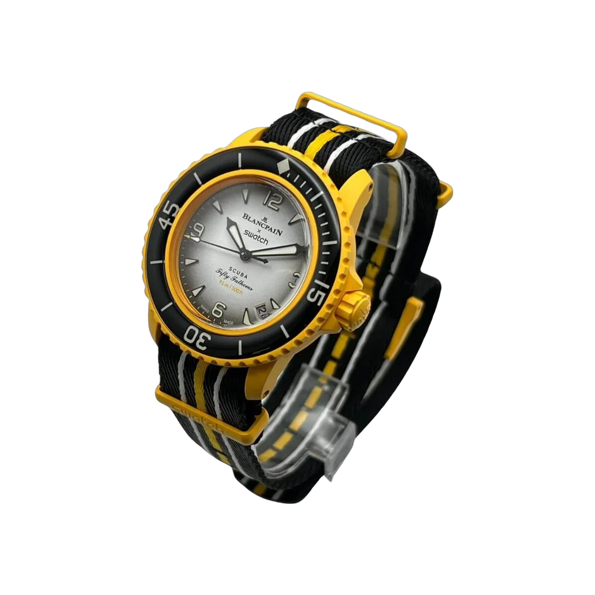 Blancpain x Swatch Pacific Ocean SO35P100 Scuba Fifty Fathoms Collection – additional product photo 9