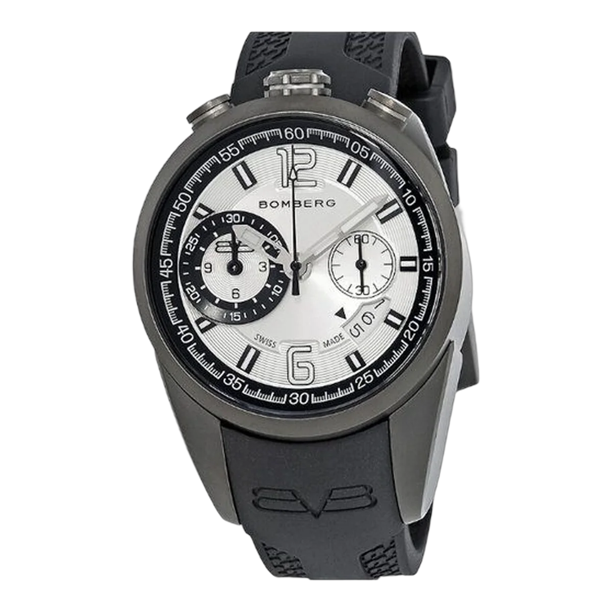 Bomberg 1968 Chronograph Silver Dial Men's Watch