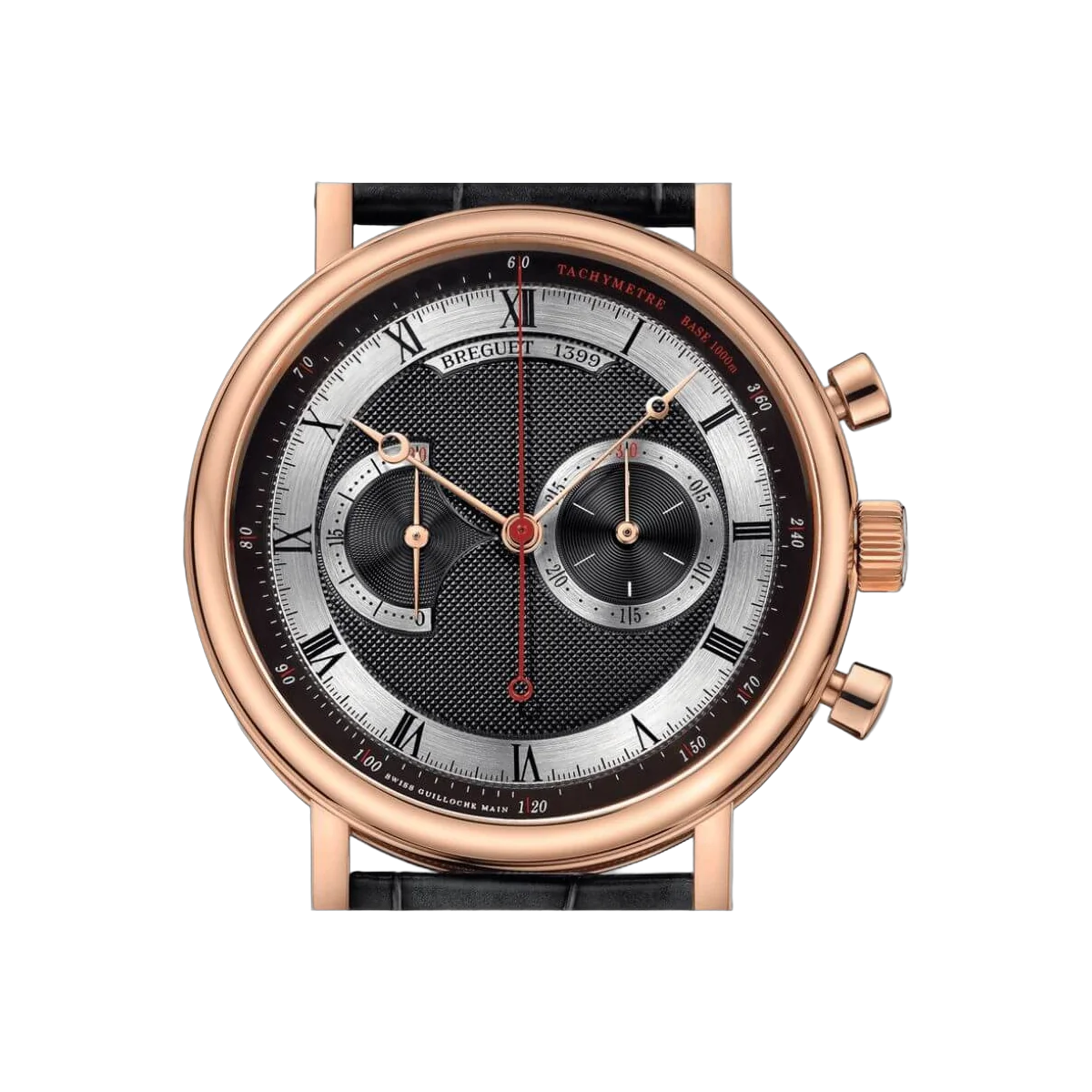 Breguet Classique 5287R/92/9ZU Chronograph Black Rhodium Plated Dial Men's Watch – additional product photo 3