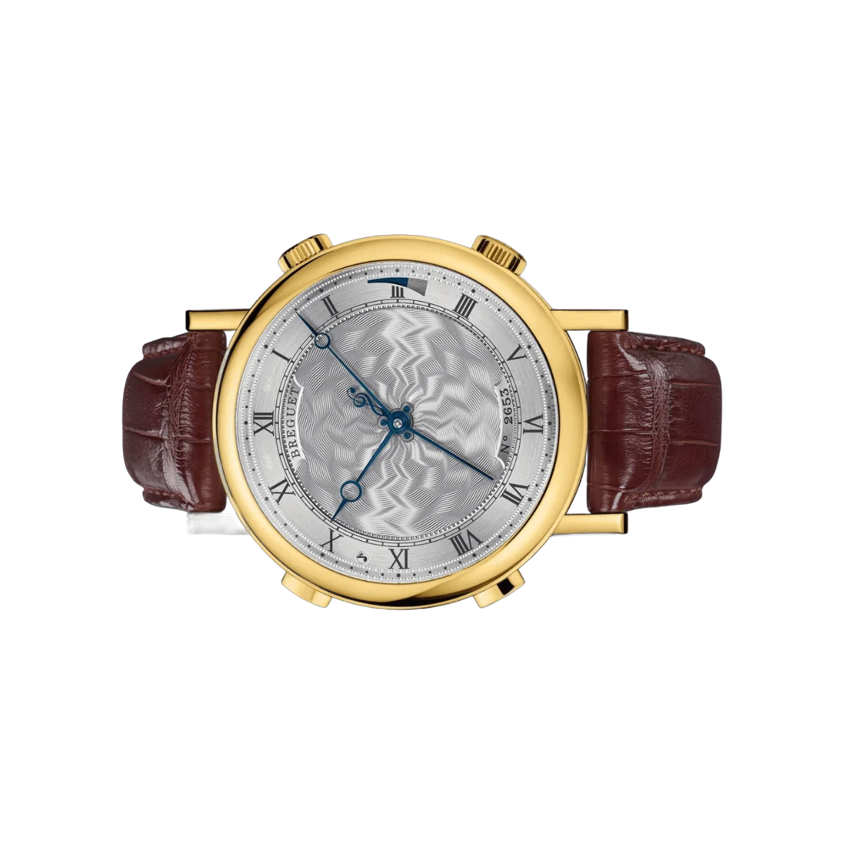 Breguet Classique La Musicale 7800BA/11/9YV Yellow Gold Alligator Leather Strap Silver Dial – additional product photo 2