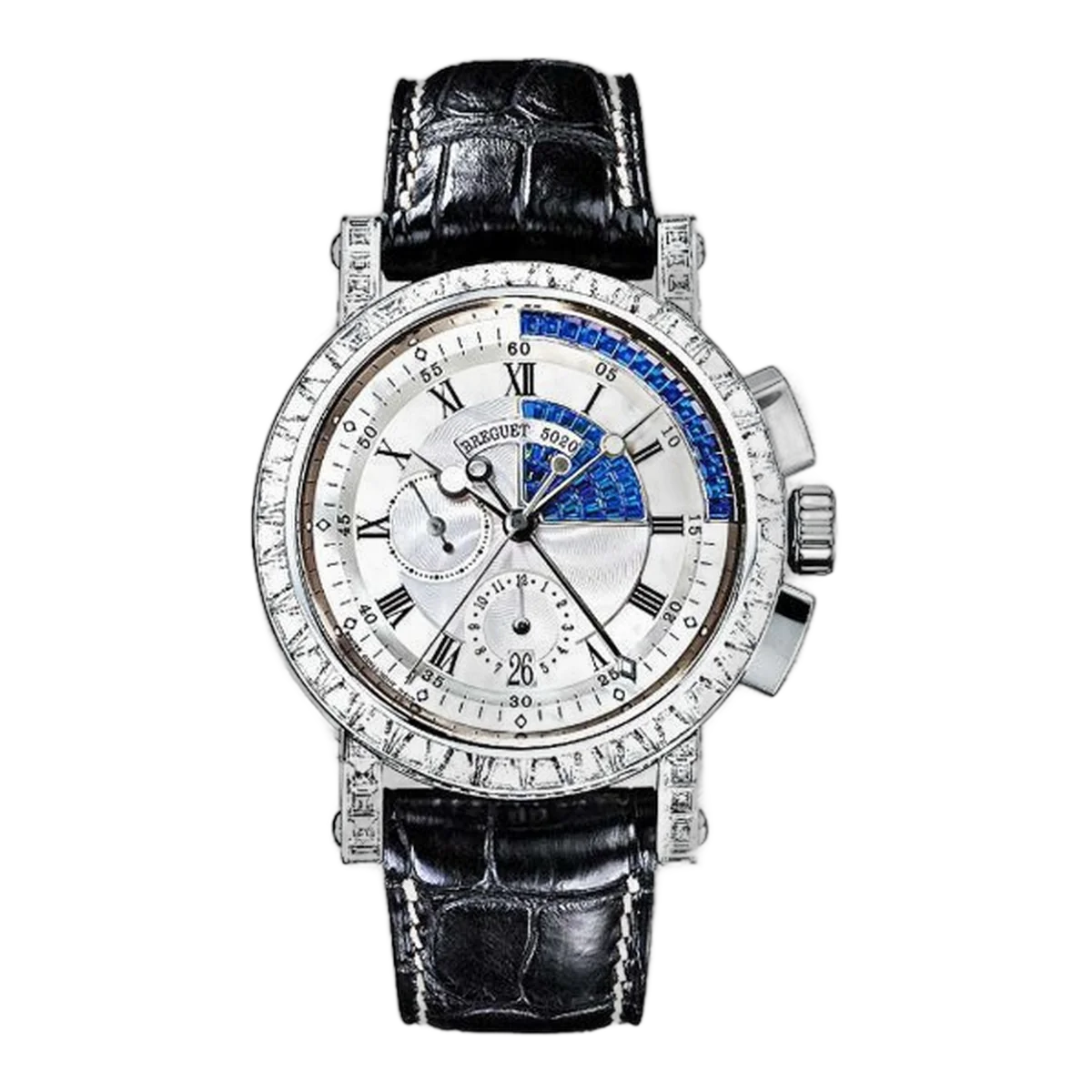 Breguet Marine 5829BB/8S/9ZU.DD0D Chronograph 18k White Gold 43mm MOP Dial Men's Watch