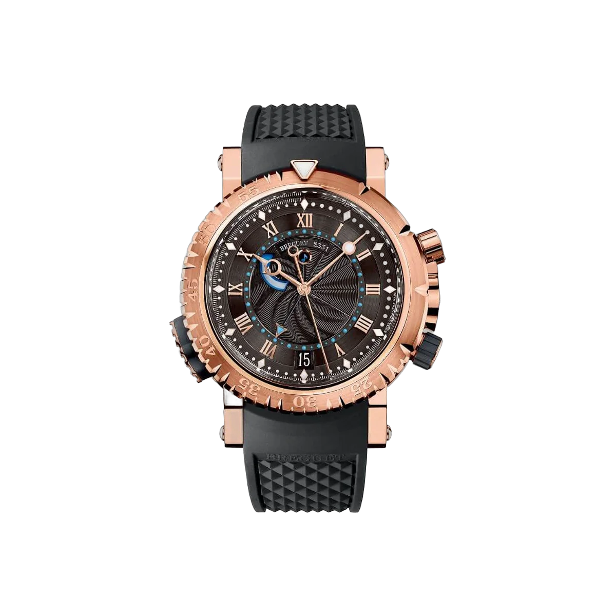Breguet Marine Royale 5847br/Z2/5ZV 18k Rose Gold Mens Watch