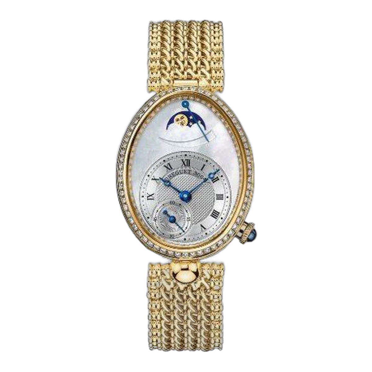 Breguet Reine De Naples 18Kt Yellow Gold 28.45Mm X 36.5Mm Ladies Watch