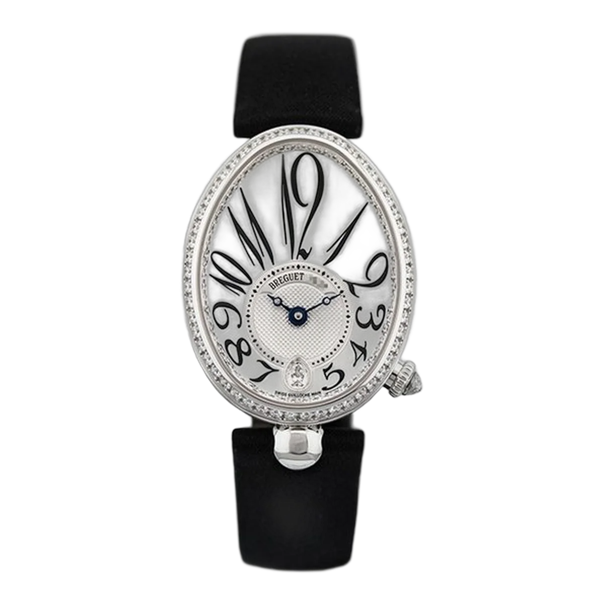 Breguet Reine De Naples 8918Bb/58/864.D00D Mother Of Pear Dial Diamond-Set Bezel 36Mm Automatic Ladies Watch