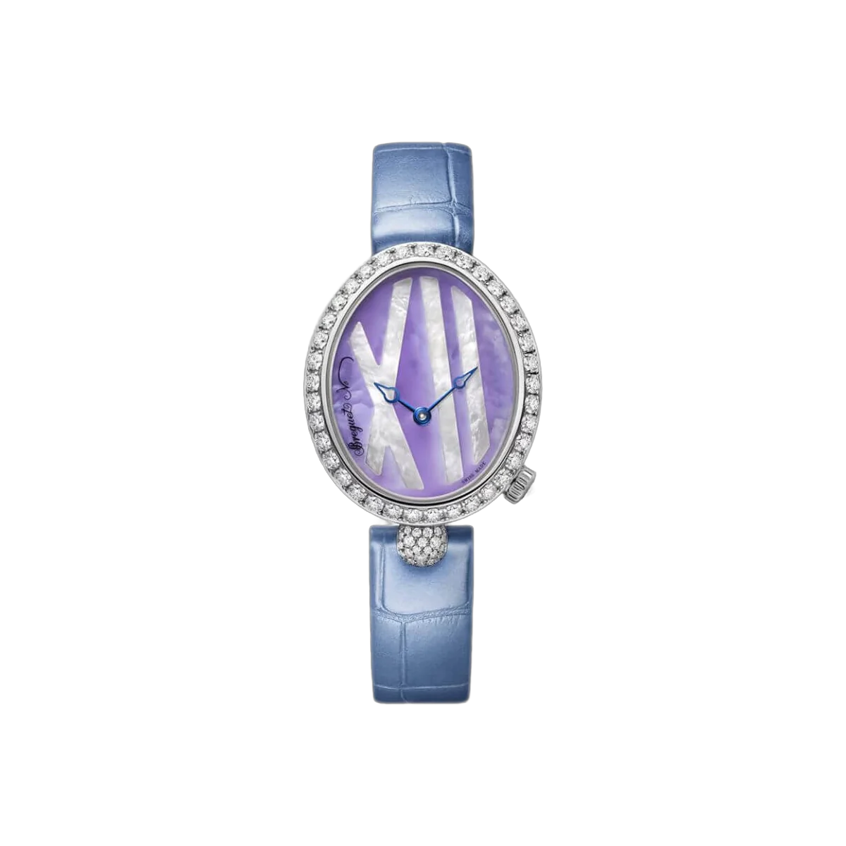 Breguet Reine De Naples 9818BB/5V/922/DD0D Automatic Lavander Mop Dial Ladies Watch