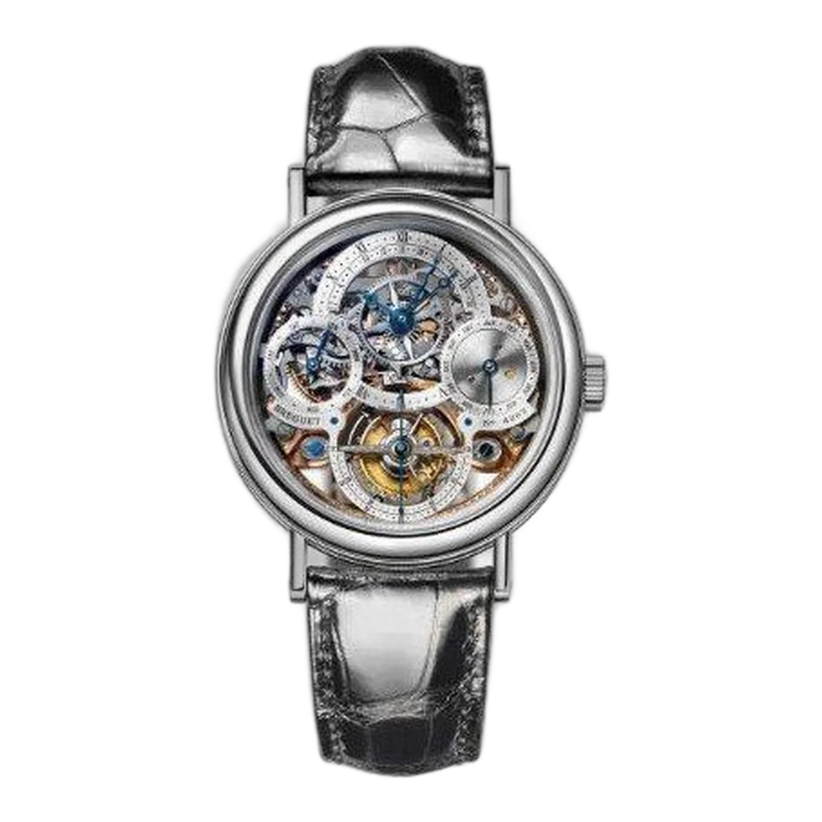 Breguet Tourbillon Perpetual Calendar Platinum 40Mm Men's Watch