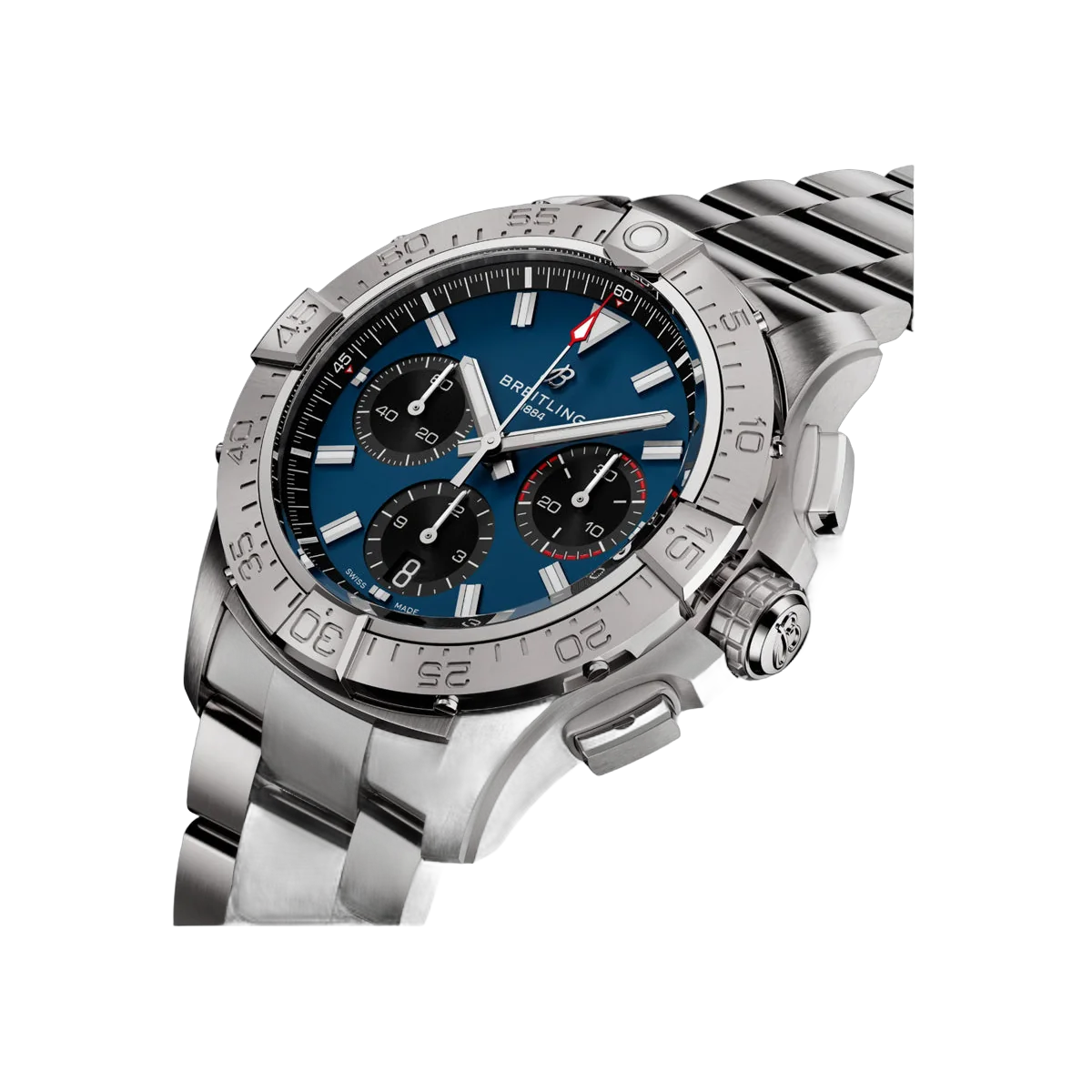 Breitling Avenger B01 AB0146101C1A1 Stainless Steel 42mm Blue Dial Men's Watch – additional product photo 2