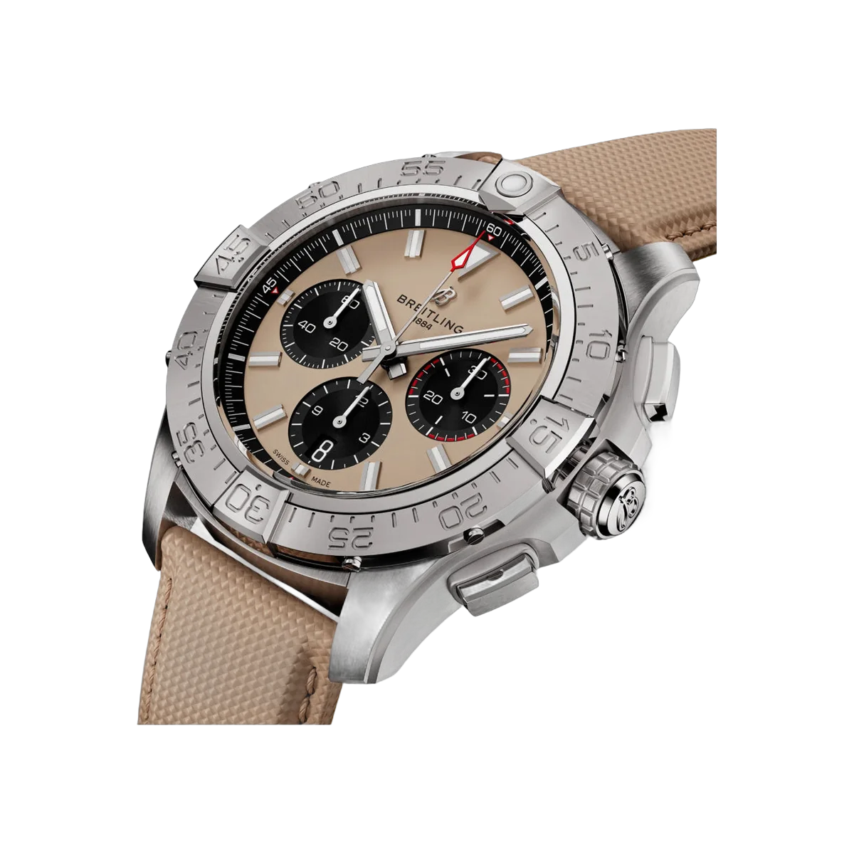 Breitling Avenger B01 AB0147101A1X1 Stainless Steel 44mm Sand Dial Men's Watch – additional product photo 2