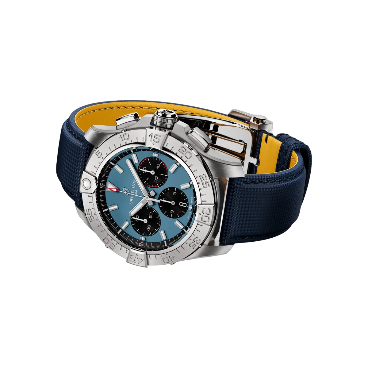 Breitling Avenger B01 AB0147101C1X1 Stainless Steel 44mm Light Blue Dial Men's Watch – additional product photo 3