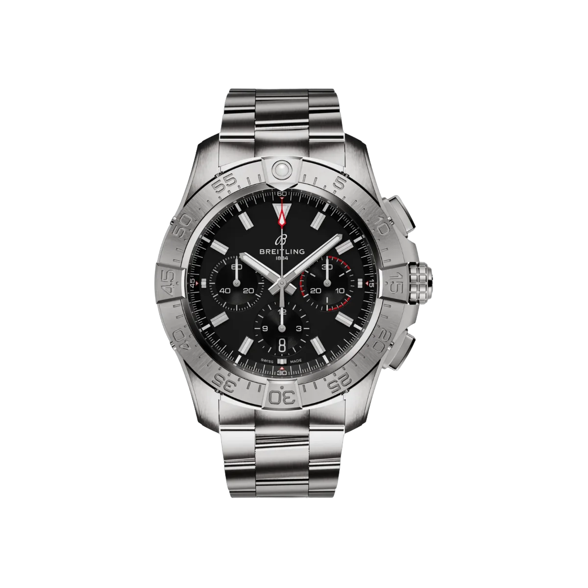 Breitling Avenger B01 Chronograph AB0147101B1A1 44mm Black Dial Mens Watch