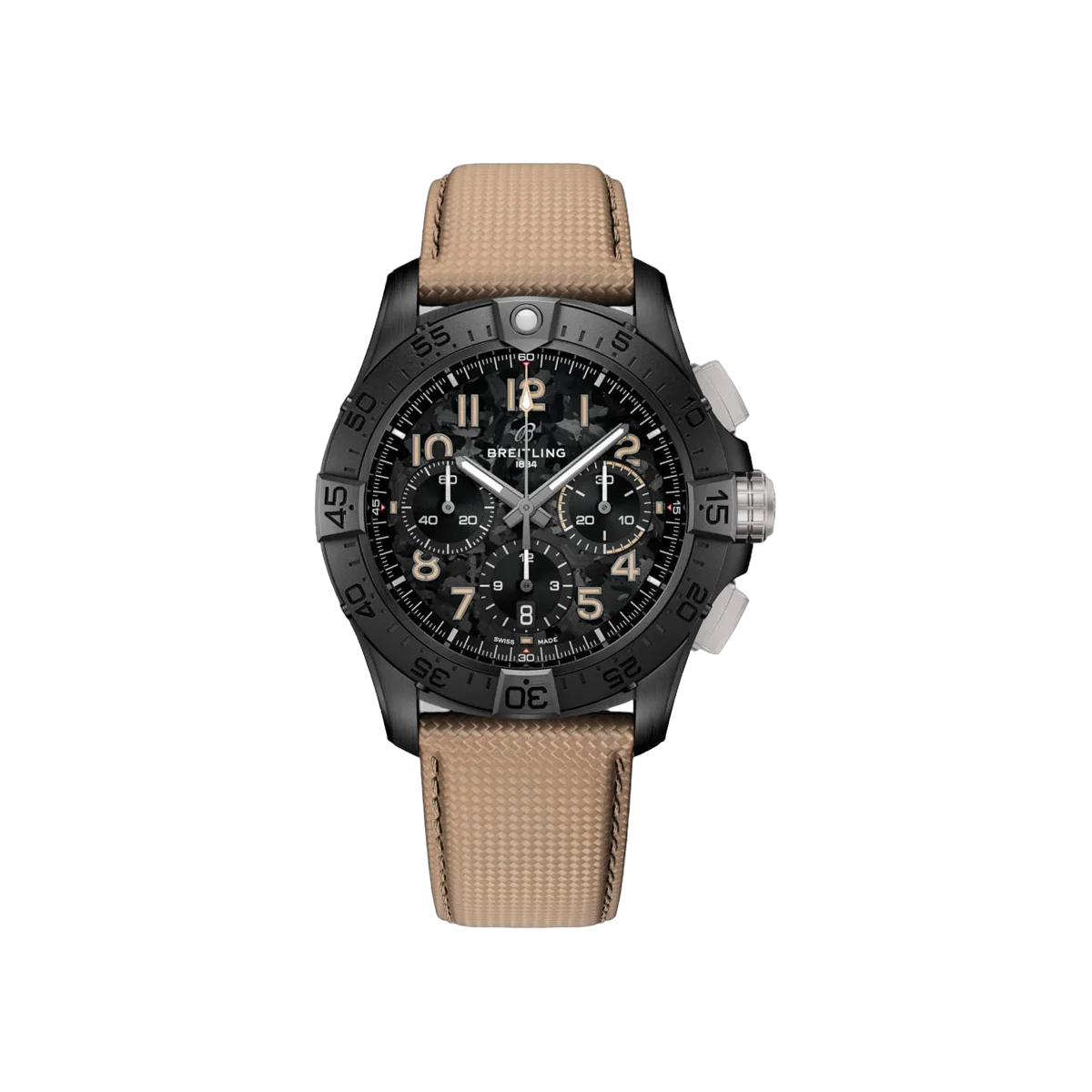 Breitling Avenger B01 SB0146101B1X1 Chronograph Night Mission Ceramic 42mm Black Dial Men's Watch