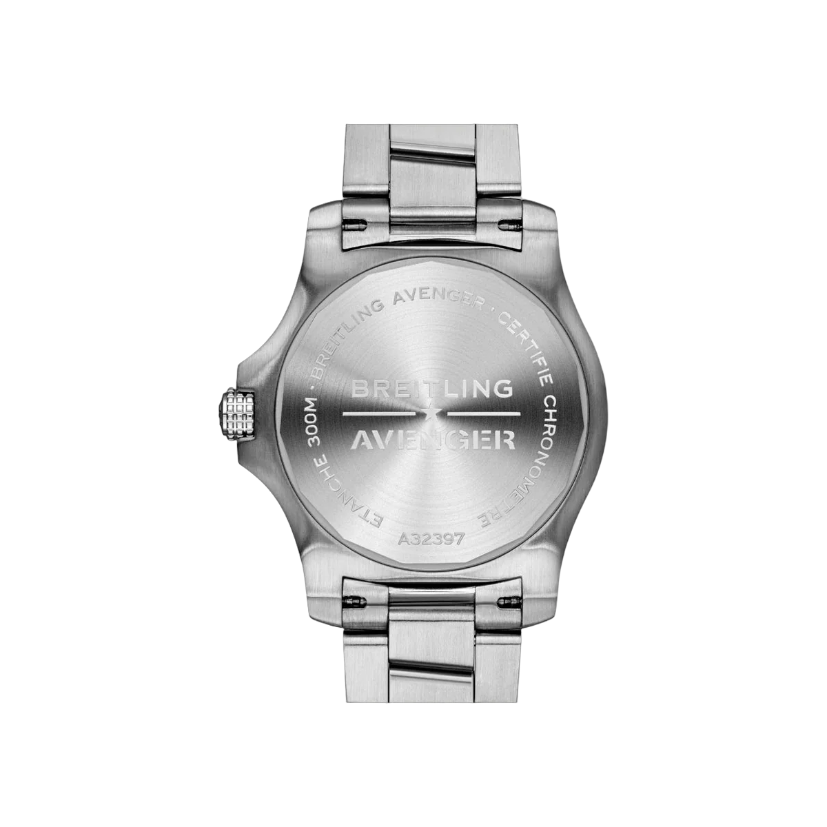 Breitling Avenger GMT A32397101A1A1 Stainless Steel 43mm White Dial Men's Watch – additional product photo 4