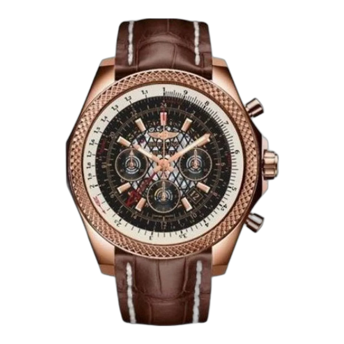 Breitling Bentley Chronograph 18Kt Rose Gold 49Mm Men's Watch