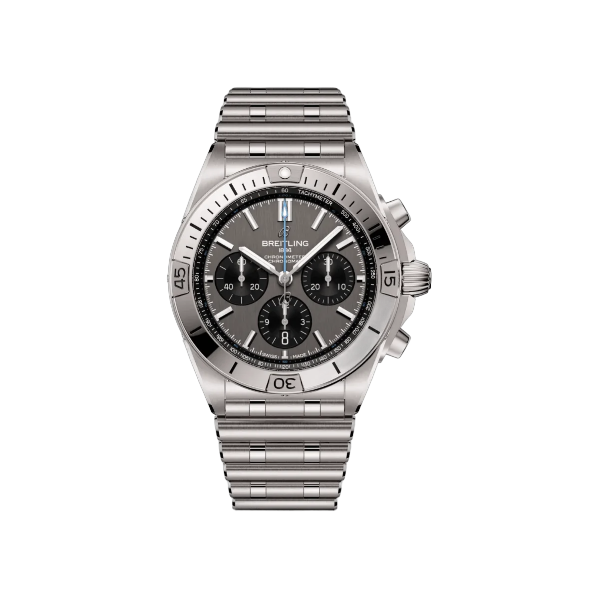 Breitling Chronomat B01 Automatic EB0134101M1E1 42mm Silver Dial Mens Watch