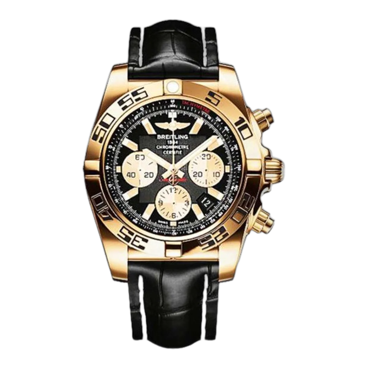 Breitling Chronomat Gmt 44Mm 18Kt Rose Gold Men's Watch