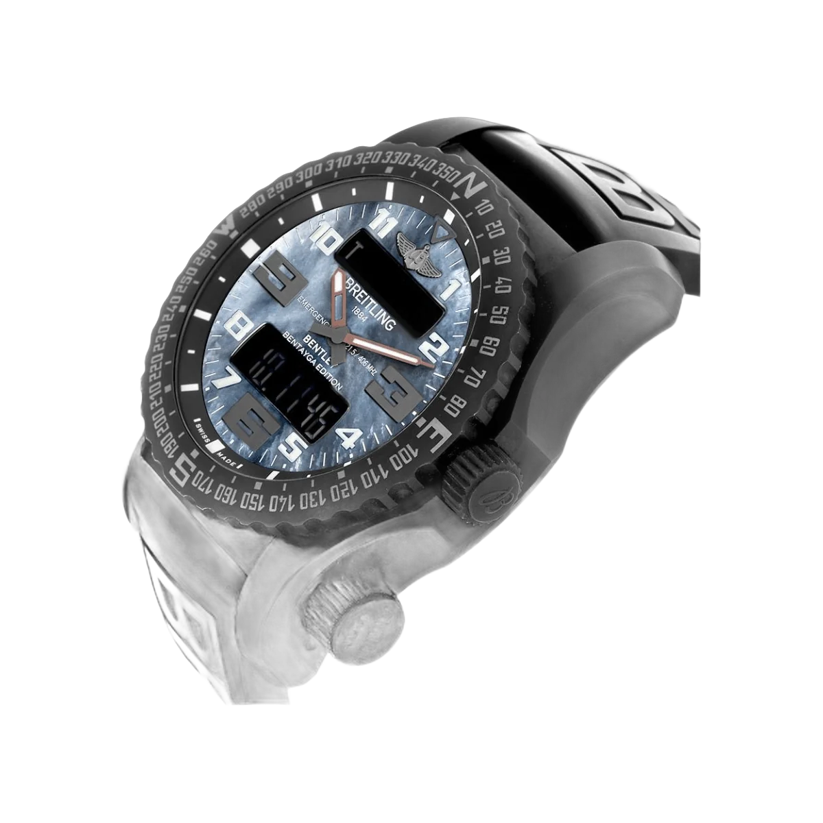 Breitling Emergency II Night Mission V76325LA/BE30 51mm MOP Dial Mens Watch – additional product photo 5