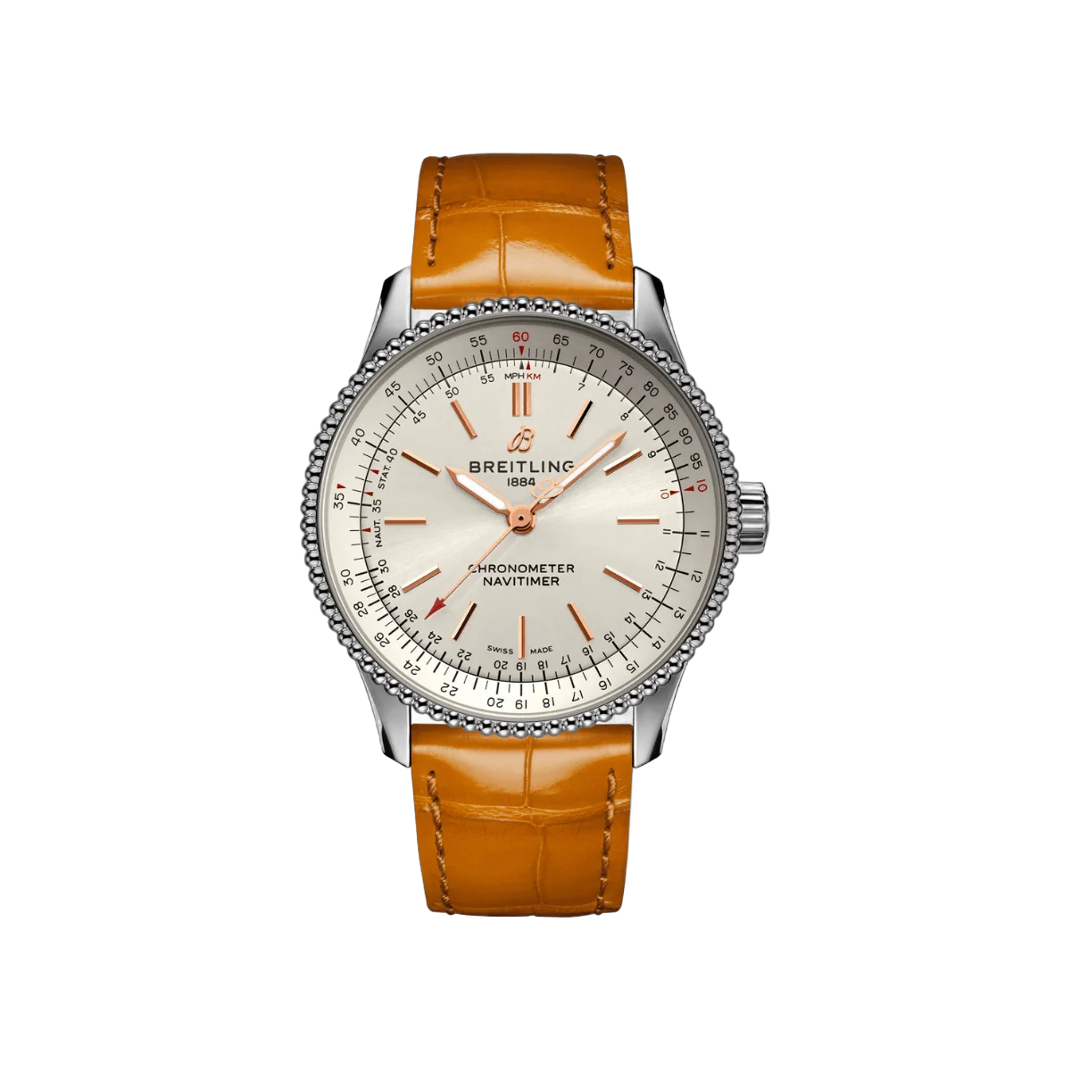 Breitling Navitimer A17395F41G1P3 Automatic Stainless Steel Case Silver Dial