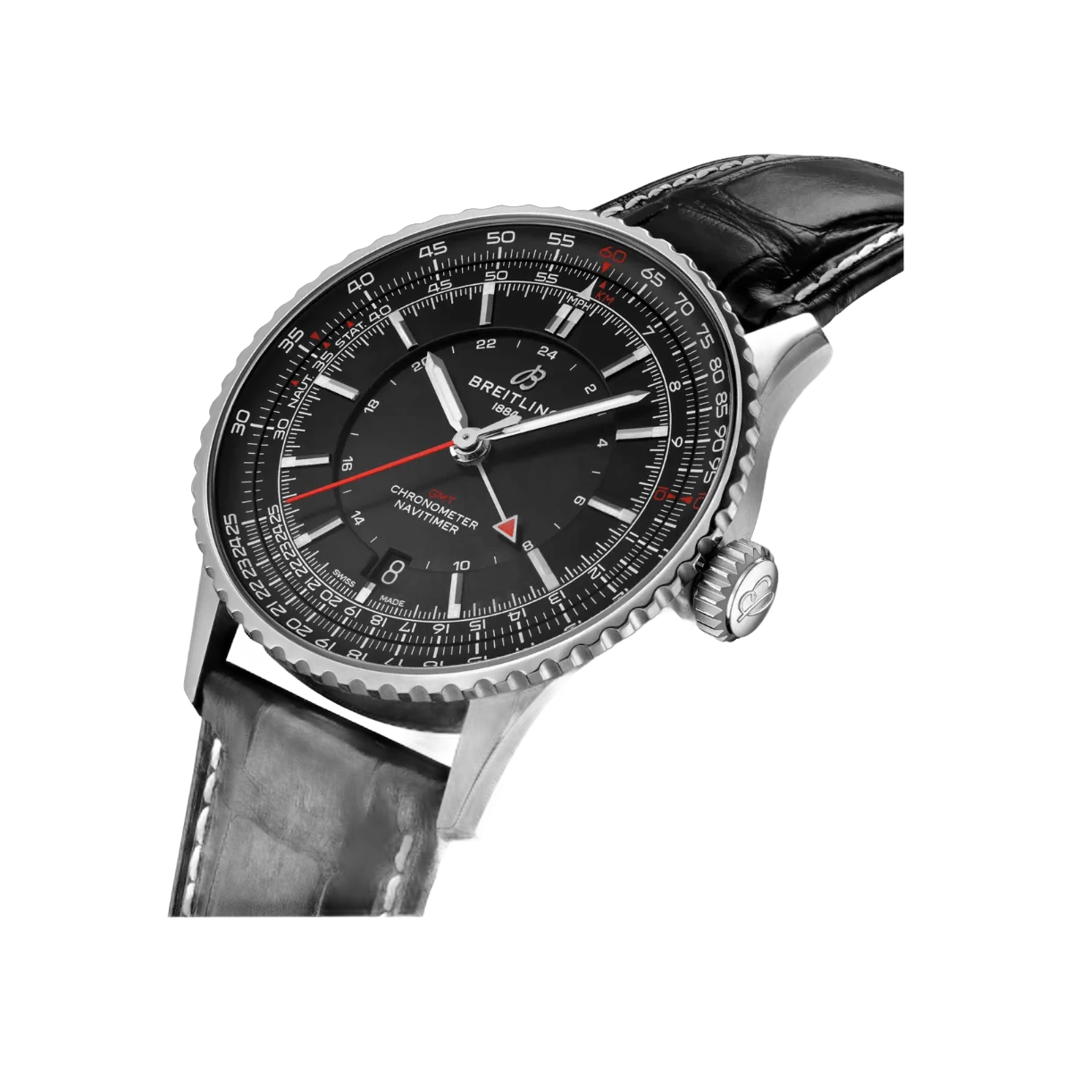 Breitling Navitimer Automatic GMT A32310251B1P1 41mm Black Dial Mens Watch – additional product photo 4