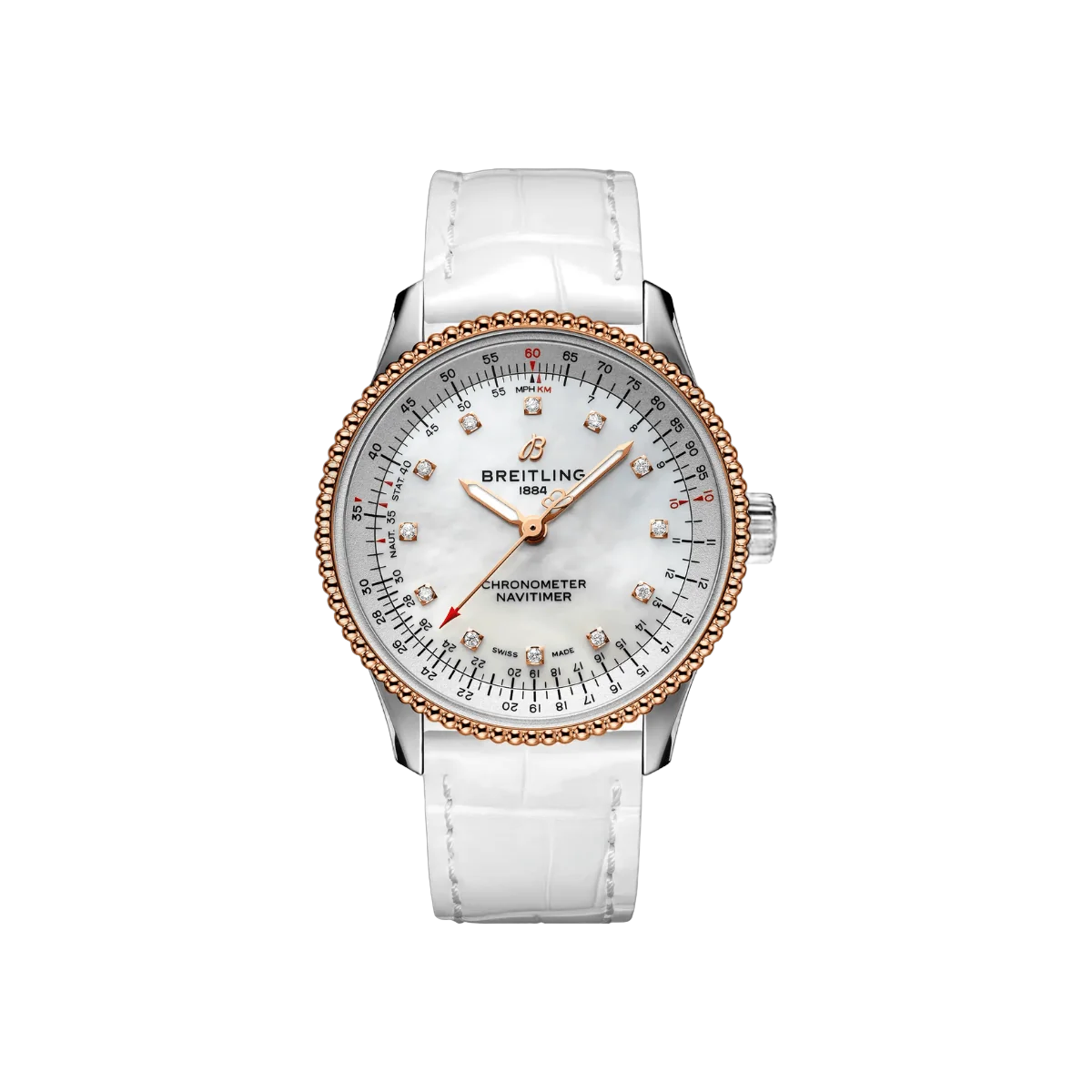 Breitling Navitimer Automatic U17395211A1P3 35mm Mop Dial Womens Watch
