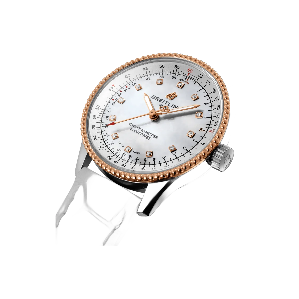 Breitling Navitimer Automatic U17395211A1P3 35mm Mop Dial Womens Watch – additional product photo 4