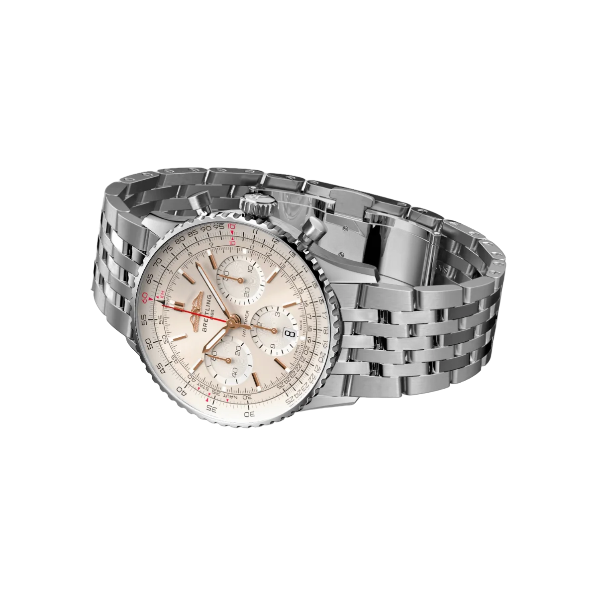 Breitling Navitimer B01 Chronograph AB0139211G1A1 41mm Silver Dial Mens Watch – additional product photo 3