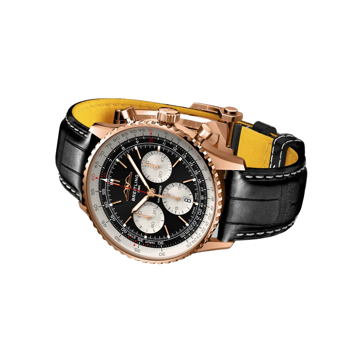 Breitling Navitimer B01 RB0138211B1P1 Rose Gold 43mm Black Dial Men's Watch – additional product photo 3