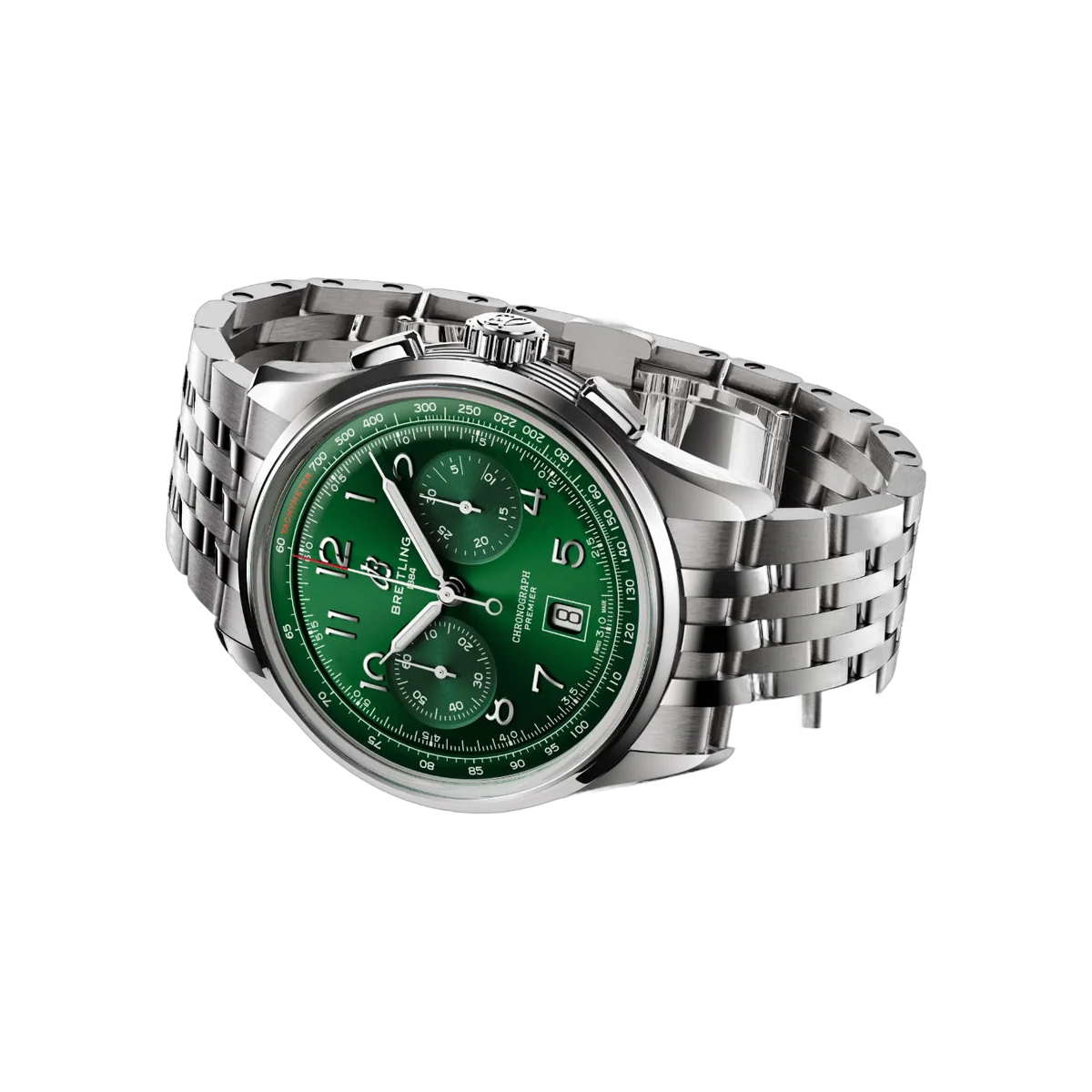 Breitling Premier B01 AB0145371L1A1 Stainless Steel 42mm Green Dial Men's Watch – additional product photo 3