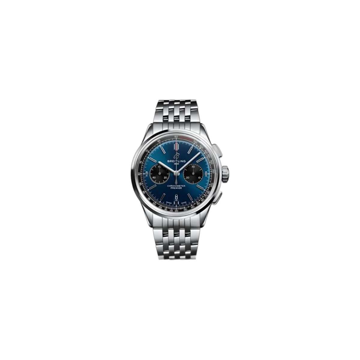 Breitling Premier B01 Chronograph 42Mm Blue Dial Stainless Steel Men's Watch