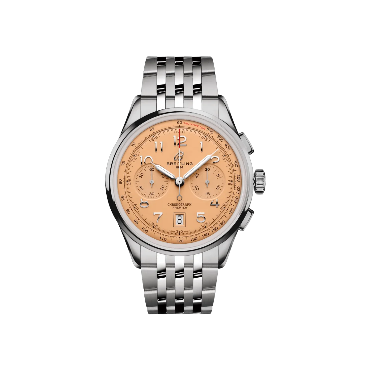 Breitling Premier B01 Chronograph AB0145331K1A1 42mm Brown Dial Mens Watch