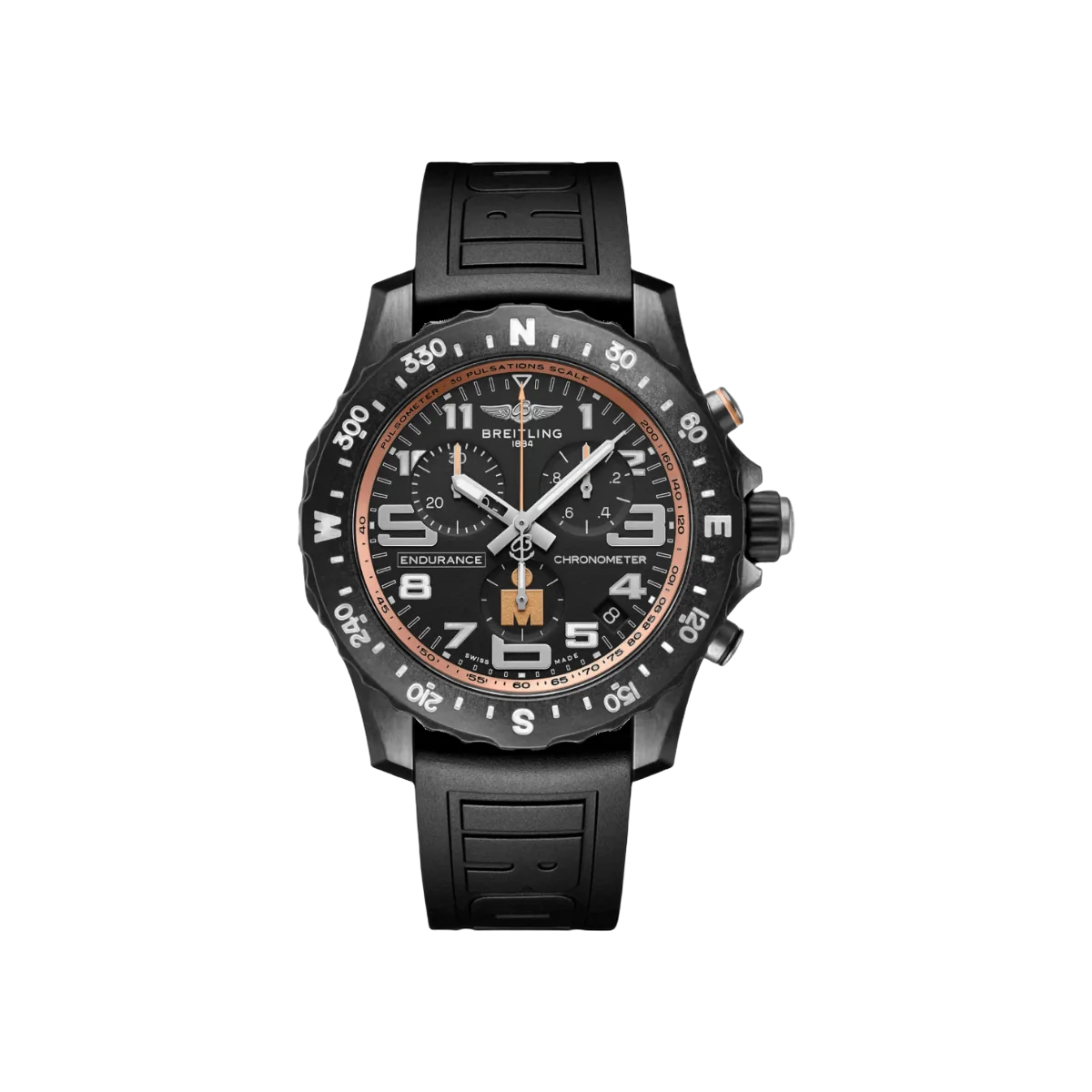 Breitling Professional Endurance Pro Ironman Finisher X823101B1B1S1 44mm Black Dial Mens Watch