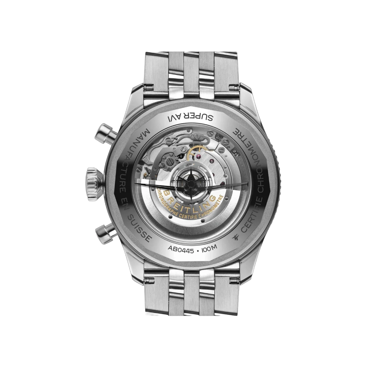 Breitling SUPER AVI B04 Chronograph GMT 46 AB04452A1L1A1 Curtiss Warhawk 46mm Green Dial Mens Watch – additional product photo 3