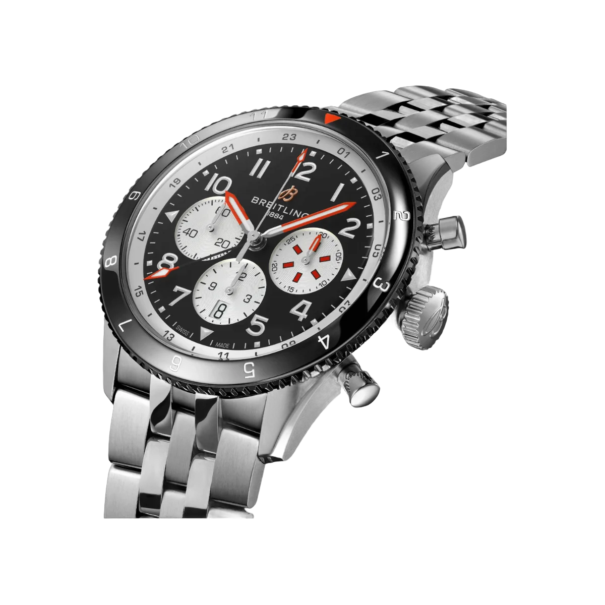 Breitling Super AVI Chronograph YB04451A1B1A1 GMT 46 Mosquito 46mm Black Dial Men's Watch – additional product photo 4