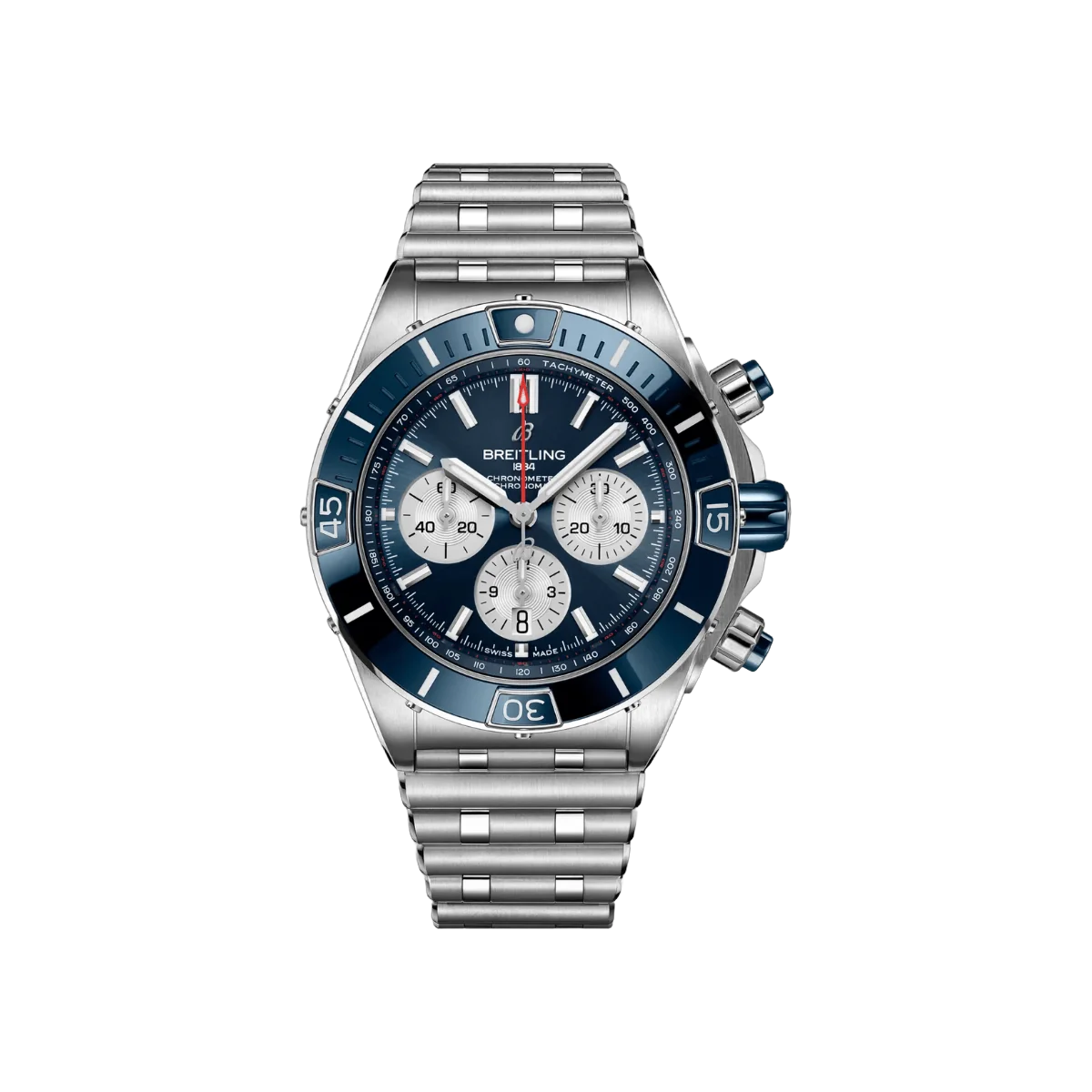 Breitling Super Chronomat B01 AB0136161C1A1 44mm Blue Dial Mens Watch