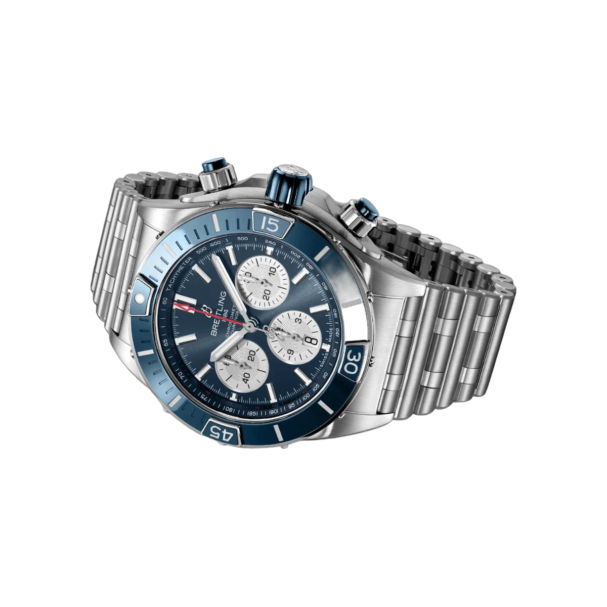 Breitling Super Chronomat B01 AB0136161C1A1 44mm Blue Dial Mens Watch – additional product photo 3