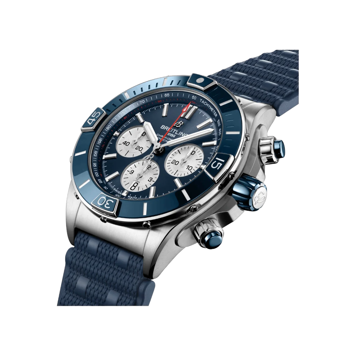 Breitling Super Chronomat B01 AB0136161C1S1 44mm Blue Dial Mens Watch – additional product photo 4