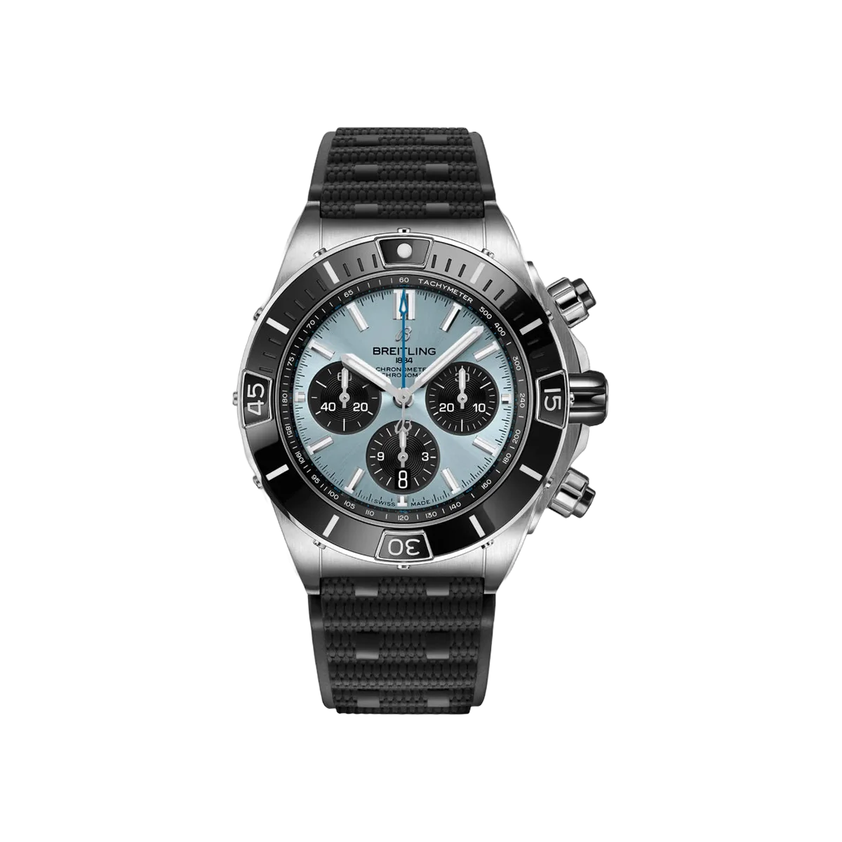 Breitling Super Chronomat B01 PB0136251C1S1 Stainless Steel & Platinum 44mm Blue Dial Men's Watch